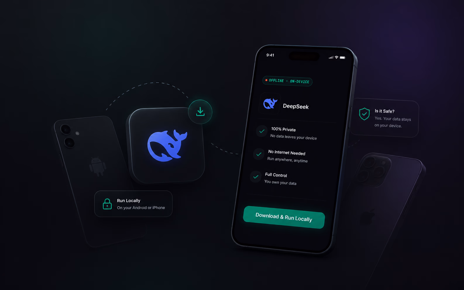 How to Download and Run DeepSeek Locally on My Android Phone or iPhone: Is it Safe? Can I?