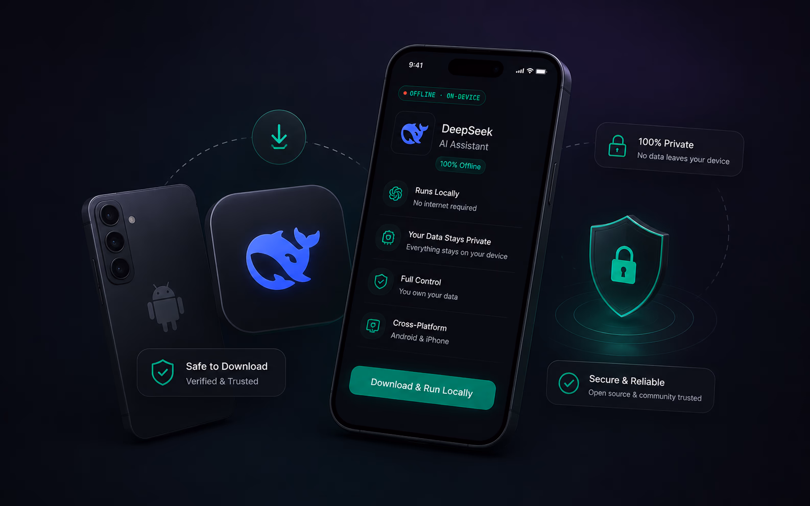 How to Safely Download and Run DeepSeek Locally on an Android or iPhone